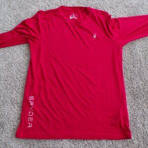 Spyder rash guard red XL